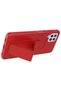 Samsung Galaxy M32 Case Smooth Surface Silicone Cover with Magnetic Stand - 3