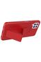 Samsung Galaxy M22 Case Smooth Surface Silicone Cover with Magnetic Stand - 3