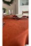 Pearl Velvet Textured Dark Tile Round Tablecloth - 2