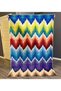 Mira 1039 Zigzag Themed Multicolor Design Woven Base Carpet - 3