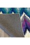 Mira 1039 Zigzag Themed Multicolor Design Woven Base Carpet - 4