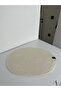 1 piece - single Cream Color Oval/ellipse Placemat, Washable, ironable, pad, runner, cotton, Jute - 2