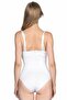 Women's White Seamless Open Breasted Body Slip Corset - 4