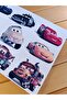Şimşek Mcqueen Arabalar Etiket Sticker - 3