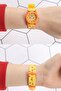 M22a016vy Lion Pattern Orange Color 10 Atm Waterproof Girl-Boy's Wristwatch - 4