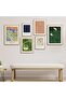 Natural Wooden Framed 6-Piece Painting Set Six-007