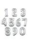 Frozen Elsa Balloon Bright Balloon Silver Number Snow Queen Concept with Balloons - 3
