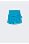 Flounced Draped Skirt - 3
