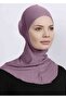Large Size Hijab Bonnet with Neck Collar - Dried Rose - (St224), (Id 3422447) - 2