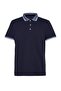 Lacivert Slim/Dar Kesim %100 Polo Yaka T-shirt TMNSS22PO00014 - 9