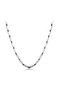 Lifair Accessory Men's Steel Necklace Cube Triangle Model Chain - 5