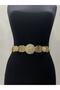 Yellow Straw Stone Albanian Baggy Belt – Special Design, Accessory, Quality Production, Eye-Catching Style - 4