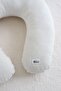 Linen Breastfeeding and Support Pillow - Creamy - 4