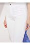 Flared Leg White Jeans Power Lycra High Waist Jean - 2