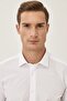 Men's White Easy-Iron Slim Fit Slim Fit Classic Collar Cotton Shirt - 3