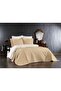 7 Piece Pique Bedspread Mimosa Double Beige Duvet Cover Set - 3