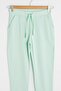 Women's Matte Green Pajama Bottom - 3