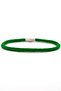 Men's Green Braided Rope Metal Magnetic Clip Bracelet BT459