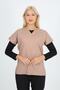 Bolero Plain Black Long Sleeve Bolero Women's Hijab Inside Wearing Bolero - 5