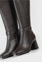 Women's Brown Genuine Natural Leather Boots Size 35-41 - 2
