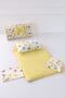 Bottom Opening Cushion - With Bag - Yellow Kelebek
