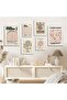 White Wooden Framed 6 Piece Painting Set Set of Six (Alti-001-White)