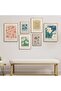 Natural Wooden Framed 6-Piece Painting Set Six-014