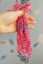 Marteniçka Red White Thread Evil Eye Beaded Lucky Thread 10 Pieces Mart Thread Bracelet Gift Henna Bright - 3