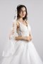 Wedding Dress Veil French Lace 1st Quality Silk Tulle Wedding And Wedding Veil Length 90 Cm Width 300 Cm - 5