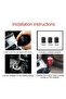 Metal Gear Shift Knob Universal Blue Color - 4