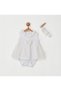 Ac22503 Floral Street Baby Dress Set White - 2
