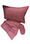 Cotton Special Size (Fitted) Elastic Sheet 1 Piece with Pillowcase 120X200 cm - Dusty Rose