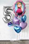 Frozen Elsa Silver Number Balloon Set Snow Queen Elsa Balloon Set 100cm Number Balloon - 3