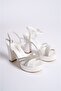 Women's Pearl Stone Platform Heeled Shoes - 2