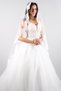 Wedding Dress Veil Nun Model French Lace Veil Length 240 Cm - 3