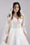 Bridal Veil Nun Veil Long 160 Cm French Lace - 6