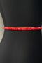 Handmade Belt Red Crystal Beaded Evening Dress Belt Accessory – Belt, Stylish Design - 2