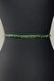 Emerald Green Crystal Beaded Evening Dress Belt Accessory – Belt, Stylish Design, Women's Accessory - 3