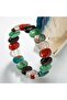 Certified Virgo Natural Stone Wide Cut Men's Bracelet - 2