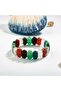 Certified Virgo Natural Stone Wide Cut Men's Bracelet - 4