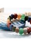 Certified Libra Sign Natural Stone Wide Cut Women's Bracelet - 7
