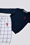 Baby Navy Blue Baby Sweatshirt Set - 2