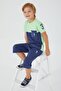 Pure Cream Light Green Boy Capri Suit