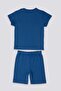 Bright Blue Baby T-shirt Set - 4