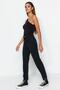 Siyah Yüksek Bel Mom %100 Pamuk Non-Stretch Jeans TWOSS23JE00085 - 3