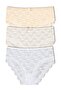 3-Piece Lace High Waist Plus Size Women's Panties