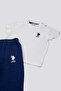 Transparent Navy Blue Baby T-shirt Set - 3