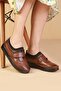 Yağlıoğlu Y342 Genuine Leather Heel Gel Inside Orthopedic Casual Shoes