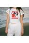 Zolid Wear Metallica Kill'Em All Printed White Crop - 2