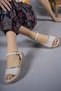 Stadiel Women's Sandals with Stones0012057 Beige Skin - 3